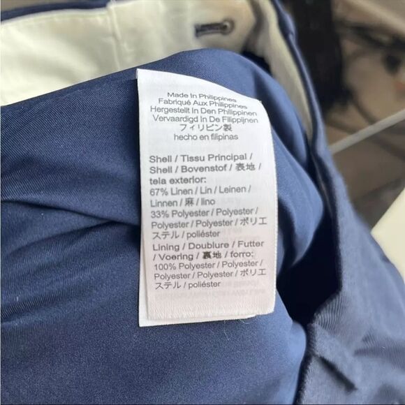 J Crew Sydney Pant Womens Size 16 Talll Navy Blue - Picture 11 of 11